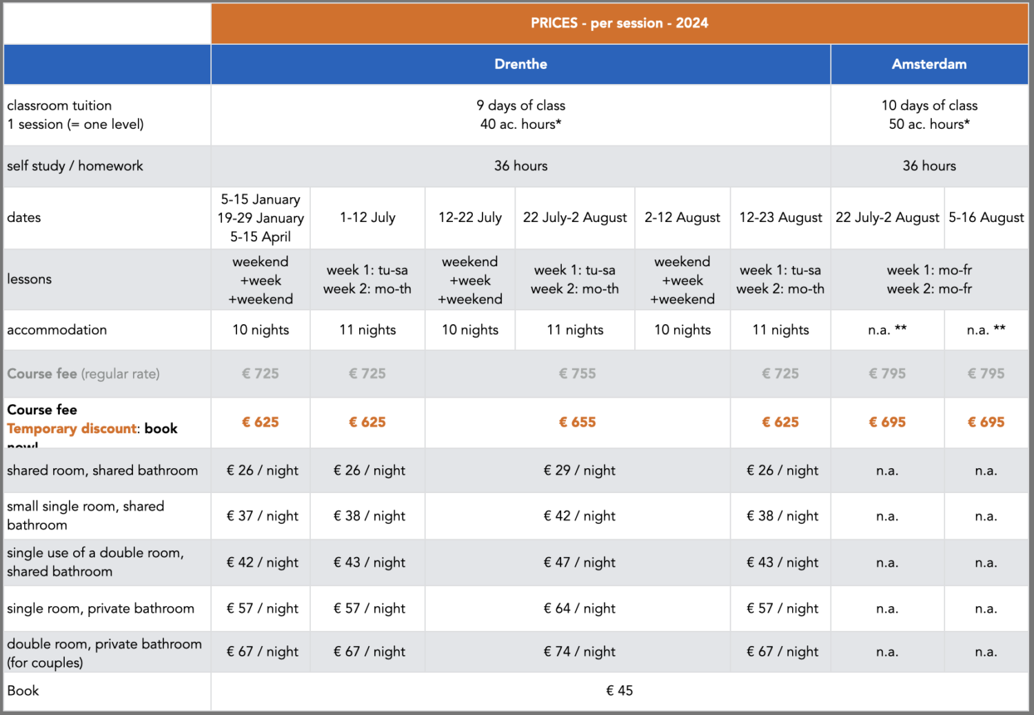 Dutch Summer School 2024 • Intensive Dutch course